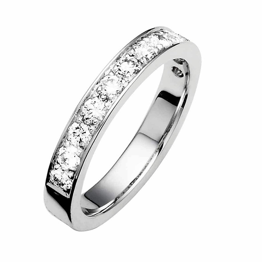 Damenring, 3,5 mm, Weißgold, Brillanten - My Fine Jewellery