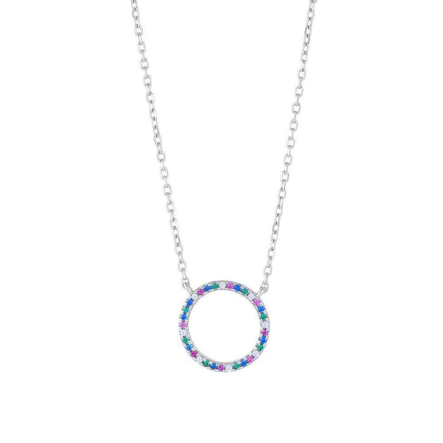 Joanli Nor rhodinierte Halskette FILUCANOR 14mm 42+3 cm Silber - My Fine Jewellery