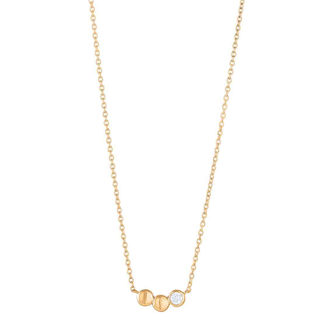 Vergoldete Silber Halskette FLIKANOR 11 mm - My Fine Jewellery