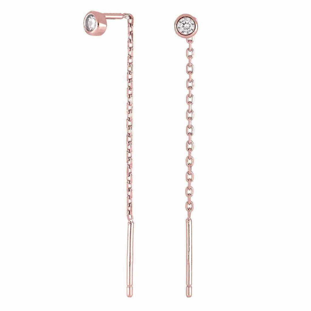 Rosévergoldete Ohrringe HEIDINOR 40 mm Silber - My Fine Jewellery