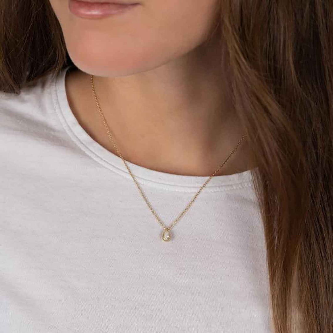 Halskette JOKINOR 42 + 3 cm, Sterlingsilber vergoldet