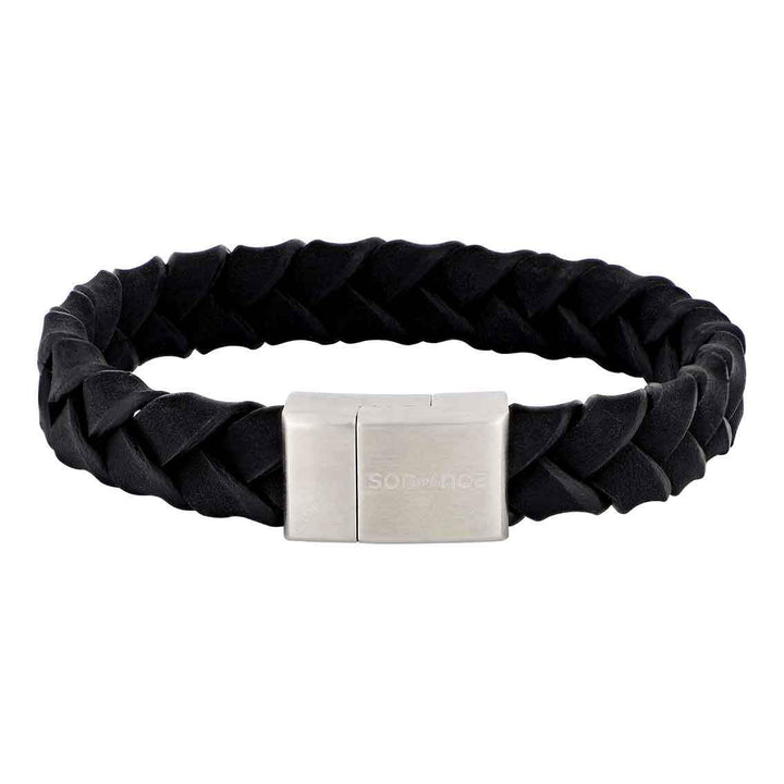 SON Armband schwarzes Kalbsleder 19cm - My Fine Jewellery