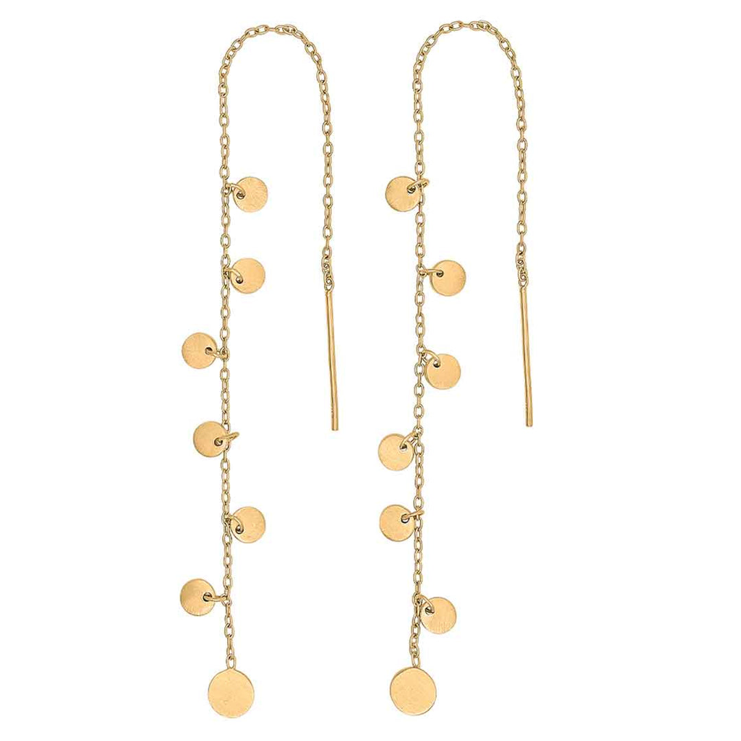 Nordahl Andersen Vergoldeter Silber-Ohrring DISC52 13cm