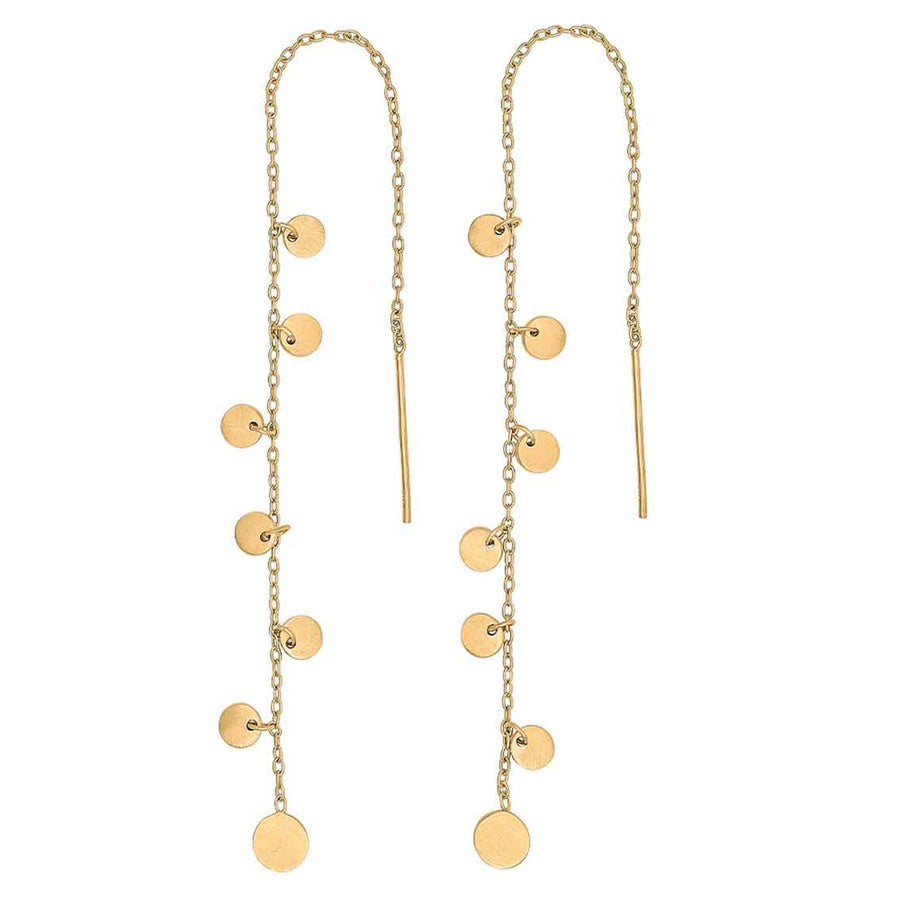 Nordahl Andersen Vergoldeter Silber-Ohrring DISC52 13cm