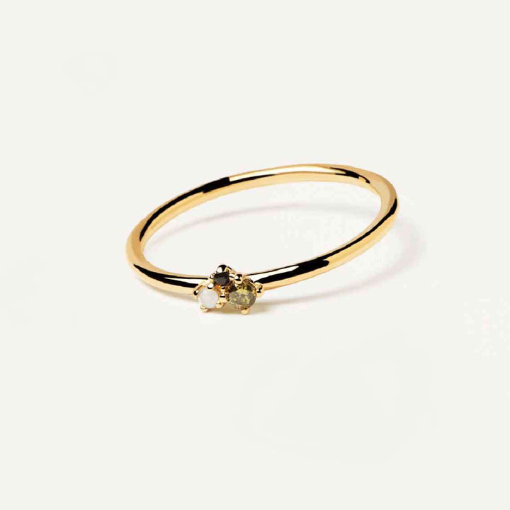 Ring Lime Blush, Sterlingsilber, vergoldet - My Fine Jewellery